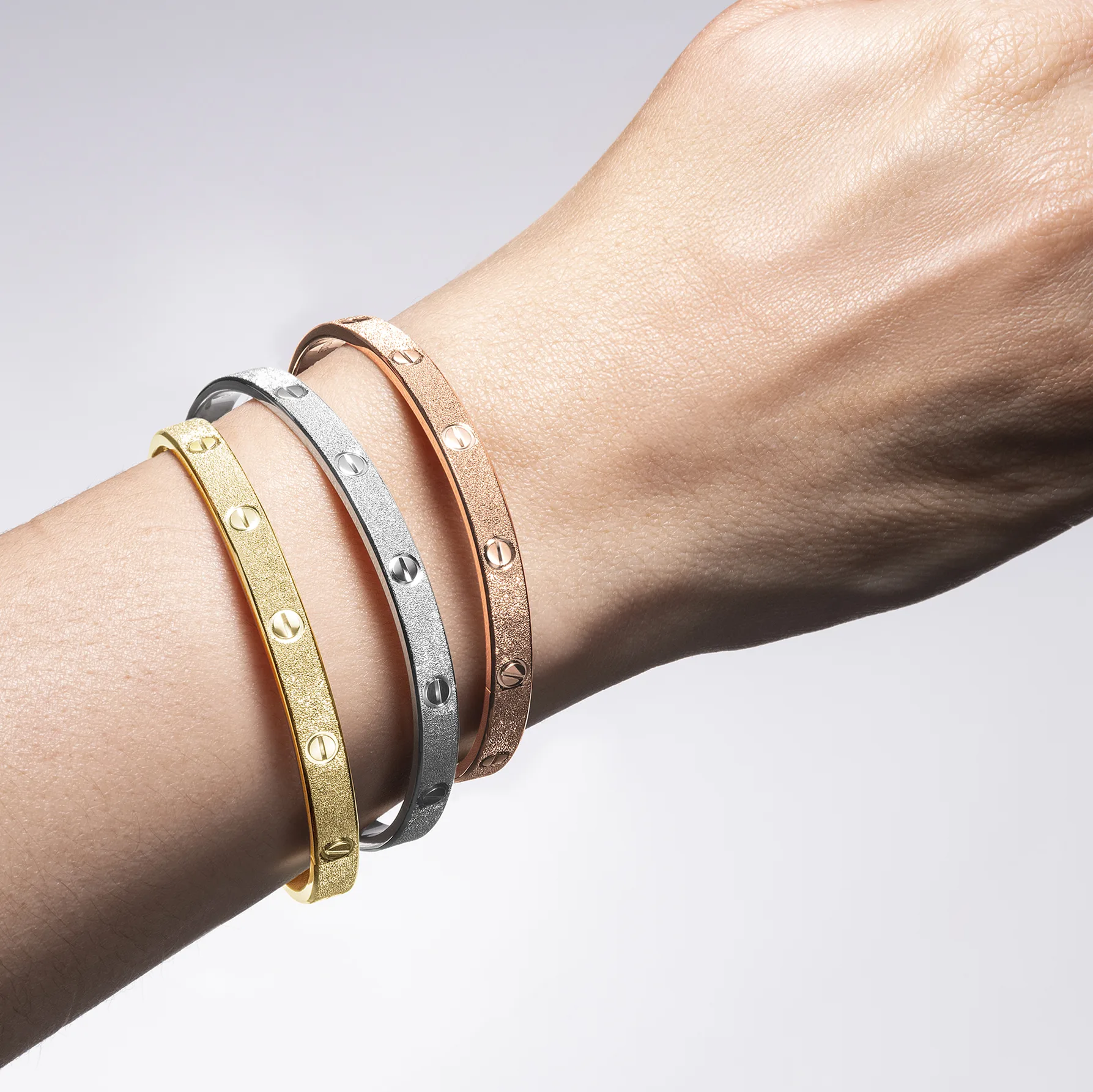 Hand-hammered bespoke watch bracelets, each individually textured — Alter Geneva, hand-finished in Switzerland