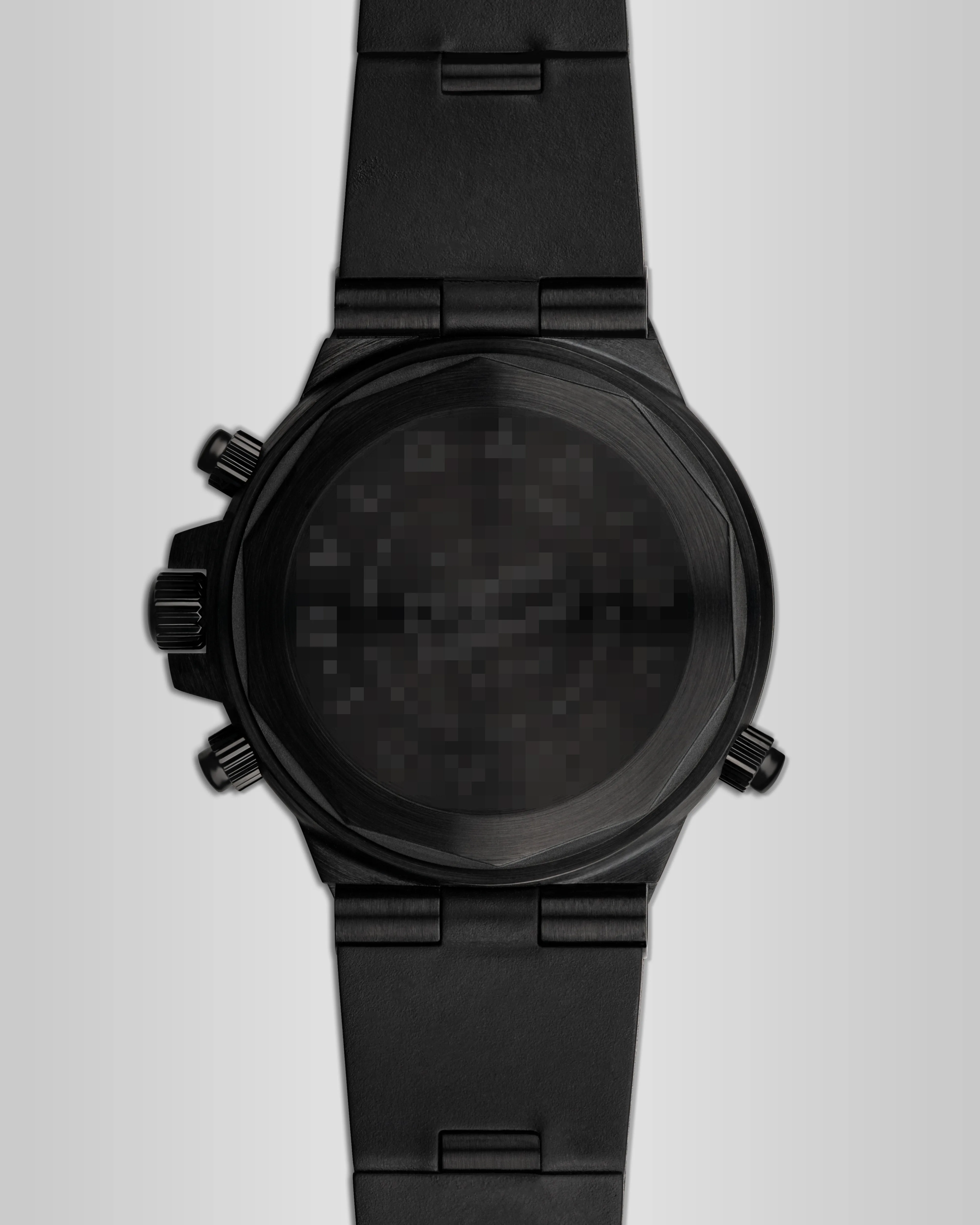 Illustrated-dial bespoke sports watch with a deep black case — Alter Geneva, Geneva workshop